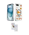 ieg™ iPhone 7 Plus Kılıf Kozmos Doku - Siyah Seramik Nano Ekran Koruyucu