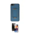 ieg™ iPhone 7 Plus Kılıf Kozmos Minimal Prime - Siyah 3D Antistatik Mat Seramik Nano Ekran Koruyucu
