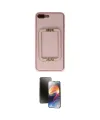 ieg™ iPhone 7 Plus Kılıf Kozmos Minimal Prime - Siyah 3D Antistatik Mat Seramik Nano Ekran Koruyucu