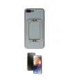ieg™ iPhone 7 Plus Kılıf Kozmos Minimal Prime - Siyah 3D Antistatik Mat Seramik Nano Ekran Koruyucu