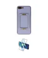ieg™ iPhone 7 Plus Kılıf Kozmos Minimal Prime - Siyah 3D Antistatik Seramik Nano Ekran Koruyucu