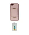 ieg™ iPhone 7 Plus Kılıf Kozmos Minimal Prime - Siyah Polymer Nano Ekran Koruyucu