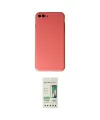 ieg™ iPhone 7 Plus Kılıf Kozmos Yansıma Özel Seri - Siyah 20D Premium Cam Ekran Koruyucu