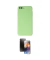ieg™ iPhone 7 Plus Kılıf Kozmos Yansıma Özel Seri - Siyah 3D Antistatik Mat Seramik Nano Ekran Koruyucu