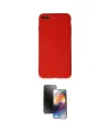 ieg™ iPhone 7 Plus Kılıf Kozmos Yansıma Özel Seri - Siyah 3D Antistatik Mat Seramik Nano Ekran Koruyucu