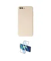 ieg™ iPhone 7 Plus Kılıf Kozmos Yansıma Özel Seri - Siyah 3D Antistatik Seramik Nano Ekran Koruyucu