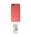 ieg™ iPhone 7 Plus Kılıf Kozmos Yansıma Özel Seri - Siyah Mat Seramik Nano Ekran Koruyucu