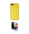 ieg™ iPhone 7 Plus Kılıf Yadigar Klasik - Siyah 3D Antistatik Mat Seramik Nano Ekran Koruyucu