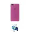 ieg™ iPhone 7 Plus Kılıf Yadigar Yansıma Serisi - Siyah 3D Antistatik Cam Ekran Koruyucu