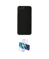 ieg™ iPhone 7 Plus Kılıf Yadigar Yansıma Serisi - Siyah 3D Antistatik Cam Ekran Koruyucu