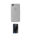 ieg™ iPhone 7 Plus Kılıf Yadigar Yansıma Serisi - Siyah 3D Antistatik Hayalet Cam Ekran Koruyucu