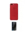 ieg™ iPhone 7 Plus Kılıf Yadigar Yansıma Serisi - Siyah 3D Antistatik Hayalet Cam Ekran Koruyucu