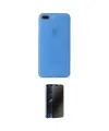 ieg™ iPhone 7 Plus Kılıf Yadigar Yansıma Serisi - Siyah 3D Antistatik Hayalet Cam Ekran Koruyucu