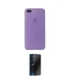 ieg™ iPhone 7 Plus Kılıf Yadigar Yansıma Serisi - Siyah 3D Antistatik Hayalet Cam Ekran Koruyucu