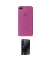 ieg™ iPhone 7 Plus Kılıf Yadigar Yansıma Serisi - Siyah 3D Antistatik Hayalet Cam Ekran Koruyucu