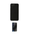 ieg™ iPhone 7 Plus Kılıf Yadigar Yansıma Serisi - Siyah 3D Antistatik Hayalet Cam Ekran Koruyucu
