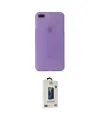 ieg™ iPhone 7 Plus Kılıf Yadigar Yansıma Serisi - Siyah Bilvis Hayalet Cam Ekran Koruyucu