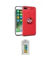 ieg™ iPhone 7 Plus Kılıf Yankı Form Prime - Beyaz Polymer Nano Ekran Koruyucu