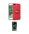 ieg™ iPhone 7 Plus Kılıf Yankı Form Prime - Şeffaf 360 Full Body Arka Koruyucu