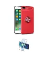 ieg™ iPhone 7 Plus Kılıf Yankı Form Prime - Siyah 3D Antistatik Cam Ekran Koruyucu