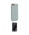 ieg™ iPhone 7 Plus Kılıf Yankı Serisi - Siyah 3D Antistatik Hayalet Cam Ekran Koruyucu