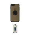 ieg™ iPhone 7 Plus Kılıf Yörünge Çizgi - Beyaz Bilvis Hayalet Cam Ekran Koruyucu