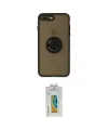 ieg™ iPhone 7 Plus Kılıf Yörünge Çizgi - Beyaz Polymer Nano Ekran Koruyucu