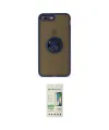 ieg™ iPhone 7 Plus Kılıf Yörünge Çizgi - Siyah 20D Premium Cam Ekran Koruyucu