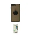 ieg™ iPhone 7 Plus Kılıf Yörünge Çizgi - Siyah 20D Premium Cam Ekran Koruyucu