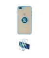 ieg™ iPhone 7 Plus Kılıf Yörünge Çizgi - Siyah 3D Antistatik Cam Ekran Koruyucu