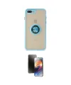 ieg™ iPhone 7 Plus Kılıf Yörünge Çizgi - Siyah 3D Antistatik Mat Seramik Nano Ekran Koruyucu