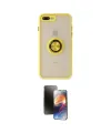 ieg™ iPhone 7 Plus Kılıf Yörünge Çizgi - Siyah 3D Antistatik Mat Seramik Nano Ekran Koruyucu