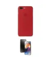 ieg™ iPhone 8 Plus Kılıf Yadigar Yansıma Serisi - Siyah 3D Antistatik Mat Seramik Nano Ekran Koruyucu