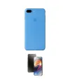 ieg™ iPhone 8 Plus Kılıf Yadigar Yansıma Serisi - Siyah 3D Antistatik Mat Seramik Nano Ekran Koruyucu
