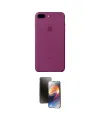 ieg™ iPhone 8 Plus Kılıf Yadigar Yansıma Serisi - Siyah 3D Antistatik Mat Seramik Nano Ekran Koruyucu
