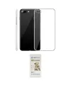 ieg™ iPhone 8 Plus Kılıf Zirve Doku - Beyaz Mat Seramik Nano Ekran Koruyucu