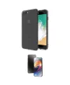 ieg™ iPhone 8 Plus Kılıf Zirve Doku - Siyah 3D Antistatik Mat Seramik Nano Ekran Koruyucu