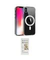 ieg™ iPhone X Kılıf Ahenk Yansıma Prime - Siyah Mat Seramik Nano Ekran Koruyucu