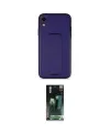 ieg™ iPhone XR Kılıf Akış Doku - Şeffaf 360 Full Body Arka Koruyucu