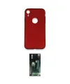 ieg™ iPhone XR Kılıf Kozmos Yansıma Özel Seri - Şeffaf 360 Full Body Arka Koruyucu