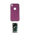 ieg™ iPhone XR Kılıf Kozmos Yansıma Özel Seri - Şeffaf 360 Full Body Arka Koruyucu