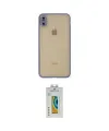 ieg™ iPhone XS Max Kılıf Ahenk Çizgi Serisi - Siyah Polymer Nano Ekran Koruyucu