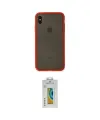ieg™ iPhone XS Max Kılıf Ahenk Çizgi Serisi - Siyah Polymer Nano Ekran Koruyucu