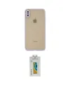 ieg™ iPhone XS Max Kılıf Ahenk Çizgi Serisi - Siyah Polymer Nano Ekran Koruyucu