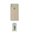 ieg™ iPhone XS Max Kılıf Ahenk Çizgi Serisi - Siyah Polymer Nano Ekran Koruyucu