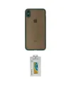 ieg™ iPhone XS Max Kılıf Ahenk Çizgi Serisi - Siyah Polymer Nano Ekran Koruyucu