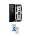 ieg™ iPhone XS Max Kılıf Ahenk Klasik Koleksiyonu - Şeffaf Royal Nano Ekran Koruyucu
