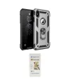 ieg™ iPhone XS Max Kılıf Ahenk Klasik Koleksiyonu - Siyah Mat Seramik Nano Ekran Koruyucu