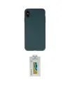 ieg™ iPhone XS Max Kılıf Ahenk Serisi - Siyah Polymer Nano Ekran Koruyucu