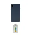 ieg™ iPhone XS Max Kılıf Ahenk Serisi - Siyah Polymer Nano Ekran Koruyucu
